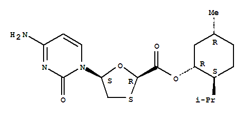 5-(4-氨基-2-氧代-2H-嘧啶-1-基)-[1,3]1,3-氧硫杂环戊-2-甲酸孟酯