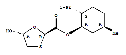 (2R,5R)-5-羟基-1,3-氧硫杂环-2-羧酸(1R,2S,5R)-5-甲基-2-异丙基环己酯
