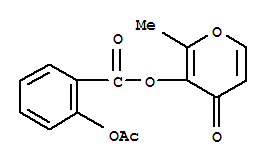 (2-甲基-4-氧代吡喃-3-基)2-乙酰基氧基苯甲酸酯