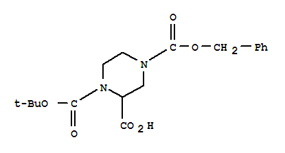 N-1-Boc-N-4-Cbz-2-哌嗪甲酸