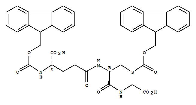 N-[S-[(9H-芴-9-基甲氧基)羰基]-N-[N-[(9H-芴-9-基甲氧基)羰基]-L-GAMMA-谷氨酰]-L-半胱氨酰]甘氨酸