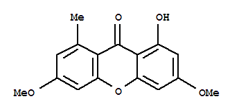 1-羟基-3,6-二甲氧基-8-甲基-9H-氧杂蒽-9-酮