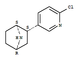 2S(-)-2-(6-氯-3-吡啶基)-7-氮杂双环[2.2.1]庚烷 L-酒石酸盐