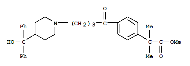 2-[4-[4-[4-(羟基二苯甲基)-1-哌啶基]-1-氧代丁基]苯基]-2,2-二甲基乙酸甲酯