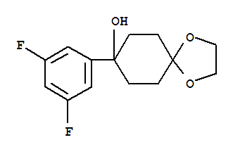8-(3,5-二氟苯基)-1,4-二氧杂螺[4.5]癸烷-8-醇