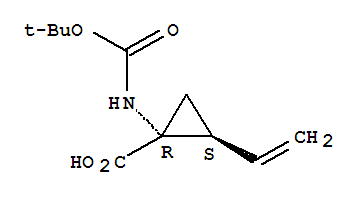 (1R,2S)-1-叔丁氧羰基氨基-2-乙烯基环丙烷甲酸