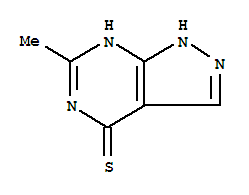 1,5-二氢-6-甲基-4H-吡唑并[3,4-D]嘧啶-4-硫酮