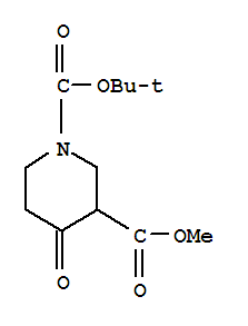4-氧代哌啶-1,3-二甲酸 1-叔丁酯 3-甲酯