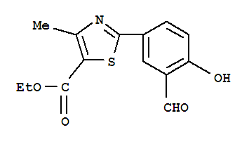 2-(3-甲酰基-4-羟基苯基)-4-甲基噻唑-5-甲酸乙酯