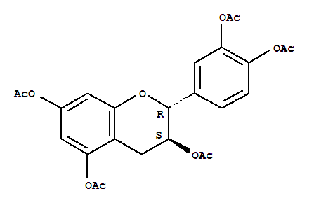 (+)-儿茶素五乙酸酯； 五乙酸儿茶素酯对照品(标准品) | 16198-01-9