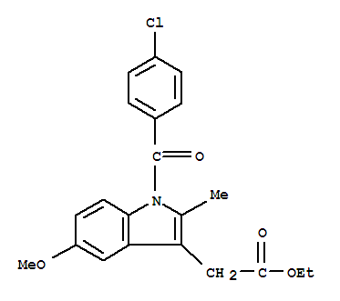 Indomethacin impurity 8/Indomethacin EP impurity I/ethyl 2-(1-(4-chlorobenzoyl)-5-methoxy-2-methyl-1H-indol-3-yl)acetate