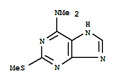 N,N-二甲基-2-(甲基硫烷基)-5H-嘌呤-6-胺