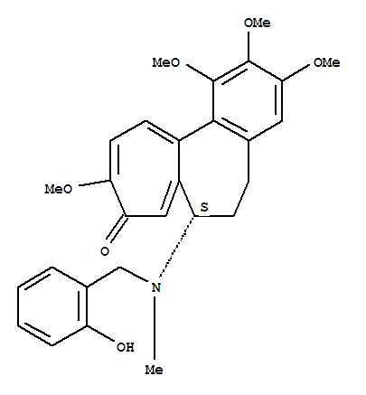 (7S)-6,7-二氢-7-[[(2-羟基苯基)甲基]甲基氨基]-1,2,3,10-四甲氧基苯并[a]庚搭烯-9(5H)-酮