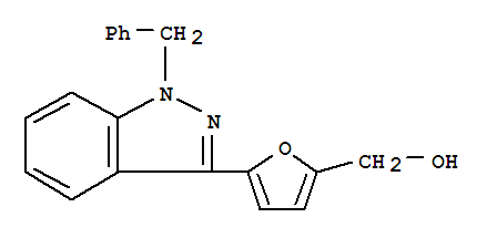 3-(5-羟基甲基-2-呋喃基)-1-苯基吲哚