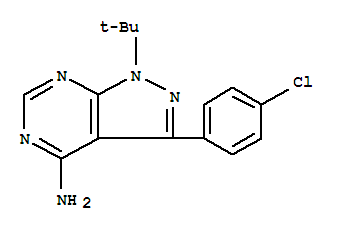 1-(叔丁基)-3-(4-氯苯基)-1H-吡唑并[3,4-d]嘧啶-4-胺