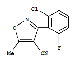 3-(2-氯-6-氟苯基)-5-甲基异噁唑-4-甲腈(175204-41-8)