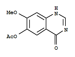 6-乙酸基-7-甲氧基-3H-喹唑啉-4-酮