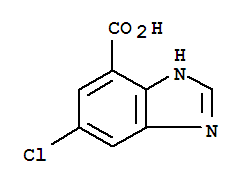 6-氯苯并咪唑-4-羧酸