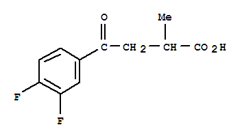 2-甲基-4-羰基-4-(3',4'-二氟苯基)丁酸