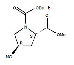 反式-N-BOC-4-氰基-L-脯氨酸甲酯