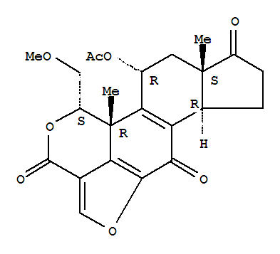 (1S,6bR,9aS,11R,11bR)-1-(甲氧基甲基)-9a,11b-二甲基-3,6,9-三氧基-1,6,6b,7,8,9,9a,10,11,11b-十氢-3H-呋喃[4,3,2-de]茚并[4,5-h]异色烯-11-基乙酸酯