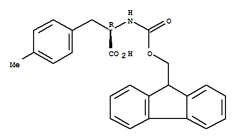 Fmoc-D-4-甲基苯丙氨酸; N-(9-芴甲氧羰酰基)-D-4-甲基苯丙氨酸