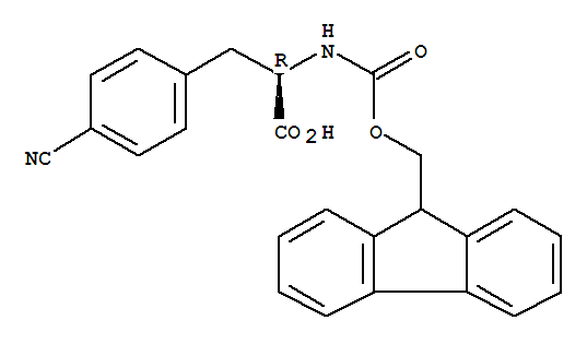 Fmoc-4-氰基-D-苯丙氨酸; N-芴甲氧羰基-4-氰基-D-苯丙氨酸
