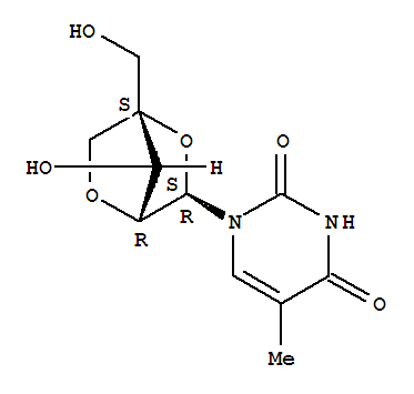 1-(2’-O,4-C-甲桥-beta-D-呋喃核糖基)胸腺嘧啶