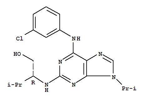 (R)-2-((6-((3-氯苯基)氨基)-9-异丙基-9H-嘌呤-2-基)氨基)-3-甲基丁-1-醇