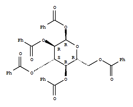 1,2,3,4,6-O-五苯甲酰基-α-D-葡萄糖
