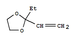 2-乙基-2-乙烯基-1,3-二氧戊环; 2-乙基-2-乙烯基-1,3-二恶戊烷