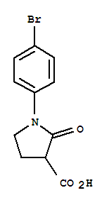 1-(4-溴苯基)-2-氧代吡咯烷-3-羧酸