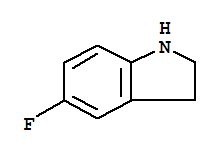 5-氟吲哚啉; 5-氟-2,3-二氢-(1H)-吲哚
