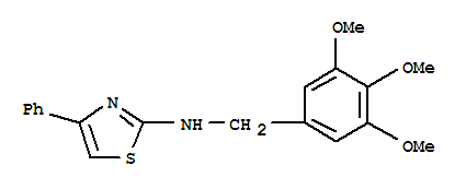 4-苯基-2-[(3,4,5-三甲氧基苄基)氨基]噻唑