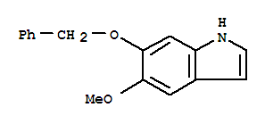 6-苄氧基-5-甲氧基-1H-吲哚