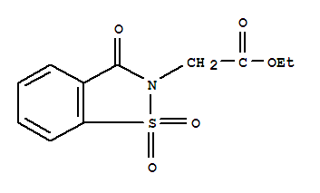 2,3-二氢-3-氧代-1,2-苯并异噻唑-2-乙酸乙酯-1,1-二氧化物