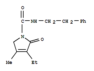3-乙基-2,5-二氢-4-甲基-2-氧代-n-(2-苯基乙基)-1H-吡咯-1-羧酰胺