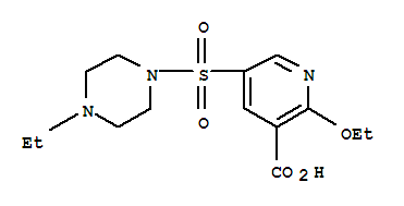 3-吡啶羧酸,2-乙氧基-5-[(4-乙基-1-哌嗪基)磺酰]-