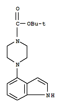 1-(1-叔丁氧羰基)-4-(4-吲哚基)哌嗪