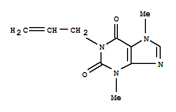 3,7-二甲基-1-丙-2-烯基嘌呤-2,6-二酮