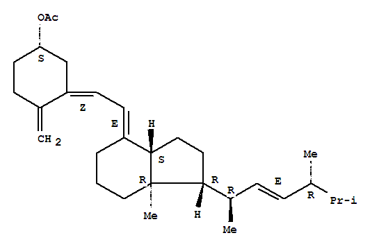 (3S,5Z,7E,14Xi,22E)-9,10-开环麦角甾-5,7,10,22-四烯-3-基乙酸酯