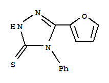 5-呋喃-2-基-4-苯基-4H-[1,2,4]三唑-3-硫醇