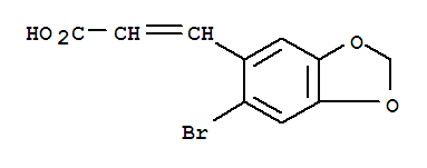 2-溴-4,5-亚甲基二氧肉桂酸