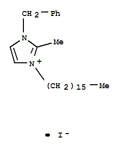 3-苄基-1-十六烷基-2-甲基-1H-咪唑-3-碘化铵