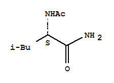 (2S)-2-(乙酰氨基)-4-甲基-戊酰胺