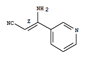 (2Z)-3-氨基-3-(3-吡啶基)丙烯腈