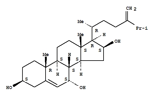 麦角甾-5,24(28)-二烯-3,7,16-三醇