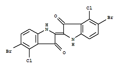 (2Z)-5-溴-2-(5-溴-4-氯-3-氧代-1H-吲哚-2-亚基)-4-氯-1H-吲哚-3-酮