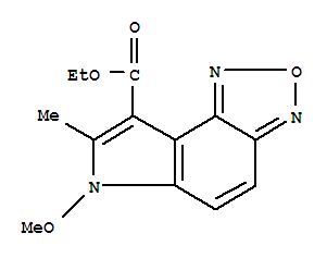 乙基6 -甲氧基- 7 -甲基- 6H- [1,2,5]恶二唑并[3,4 - E]吲哚- 8 -羧酸