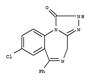 8-氯-6-苯基-4H-[1,2,4]三唑并[4,3-a][1,4]苯并二氮杂卓-1-醇